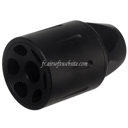 CYMA Synergy Linear Hybrid Comp Cache-Flamme Frein de Bouche -14mm CCW sens antihoraire Filetage