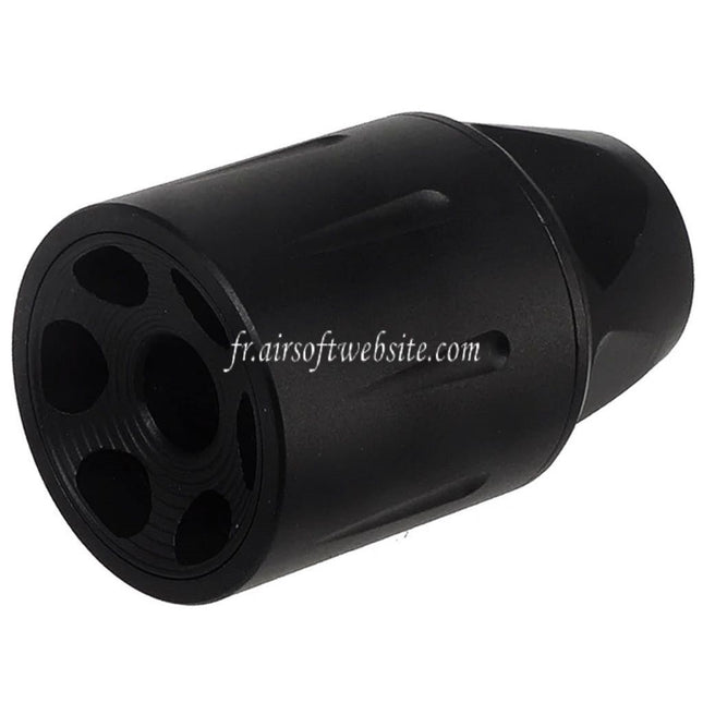 CYMA Synergy Linear Hybrid Comp Cache-Flamme Frein de Bouche -14mm CCW sens antihoraire Filetage
