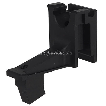 5KU KPYK Pliable Télescopique Crosse avec Cheek Riser Convient pour Tokyo Marui AKM Série GBB Fusils Airsoft Noir