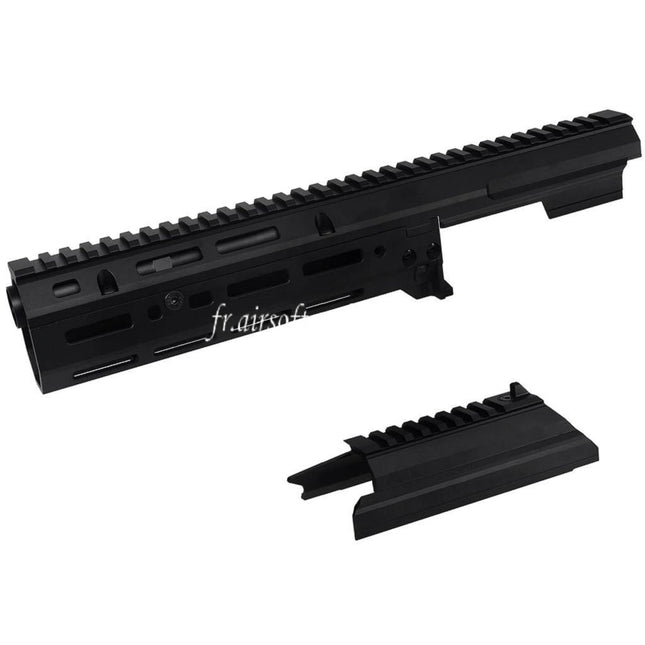 5KU 340mm MK3 Monolithic 1913 20mm M-LOK Haut Garde-Main Rail Système Set Convient pour CYMA AK105 AKM AK Série AEG Fusils Airsoft Noir