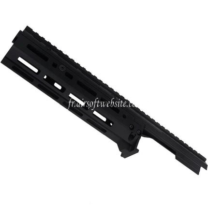 5KU 340mm MK3 Monolithic 1913 20mm M-LOK Haut Garde-Main Rail Système Set Convient pour CYMA AK105 AKM AK Série AEG Fusils Airsoft Noir