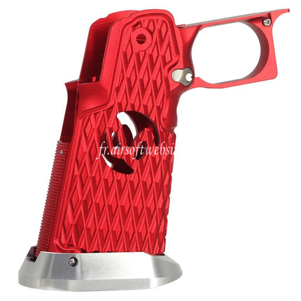 5KU CNC Aluminum Poignée Type-6 Convient pour Tokyo Marui Hi-Capa 5.1 4.3 Série GBB Pistolets Airsoft