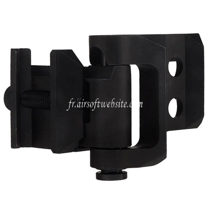 5KU Ensemble de charnière de verrouillage Convient pour 20mm Picatinny M1913 Rail Interface Noir
