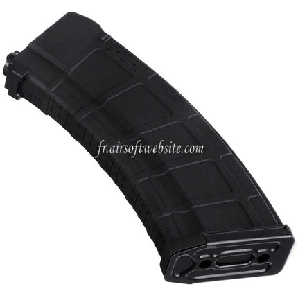 E&L 30/120 Billes Variable-Cap Chargeur Convient pour E&L QBZ-191 T191 DPS HPA / CO2 GBB Fusils Airsoft Noir