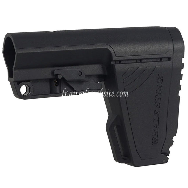 CYMA Grand espace de Stockage Courte WHALE Réglable Crosse Convient pour M4 M16 Série AEG Fusils Airsoft