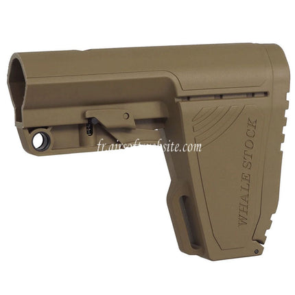 CYMA Grand espace de Stockage Courte WHALE Réglable Crosse Convient pour M4 M16 Série AEG Fusils Airsoft
