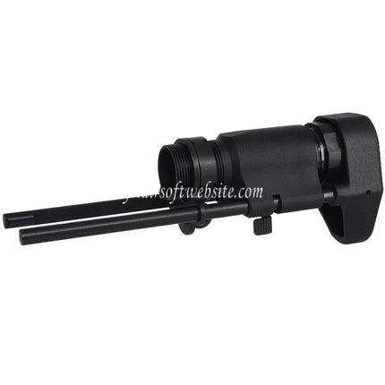 CYMA HK416C Style Carabine compacte Rétractable Crosse Convient pour CYMA CGS Tokyo Marui M4 Série MWS GBB Fusils Airsoft Noir