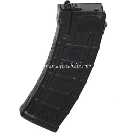 WELL PRO 24 Billes Polymère PMAG Co2 Chargeur Convient pour Well / WE G74A AK74 Série GBB Fusils Airsoft Noir