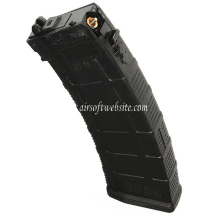 WELL PRO 24 Billes Polymère PMAG Gaz Chargeur Convient pour Well / WE G74A AK74 Série GBB Fusils Airsoft Noir