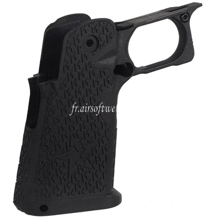 ARMY ARMAMENT Compacte Texturee Poignee Convient pour R612 EMG Staccato C2 Hi-Capa Serie GBB Pistolets Noir
