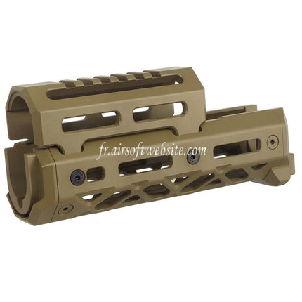 5KU KPYK CRC 1U040 Style 158mm M-LOK Haut Bas Garde-Main Rail Système Convient pour CYMA AKM AK74 AK105 Série AEG Fusils Airsoft