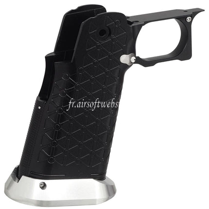 5KU CNC Aluminum Poignée Type-8 Convient pour Tokyo Marui Hi-Capa 5.1 4.3 Série GBB Pistolets Airsoft