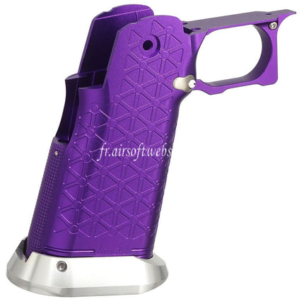 5KU CNC Aluminum Poignée Type-8 Convient pour Tokyo Marui Hi-Capa 5.1 4.3 Série GBB Pistolets Airsoft