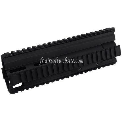 E&C 9 Pouces HK417 DMR Style Rail de garde-main Convient pour E&C VFC 417 DMR Série AEG Fusils Airsoft Noir