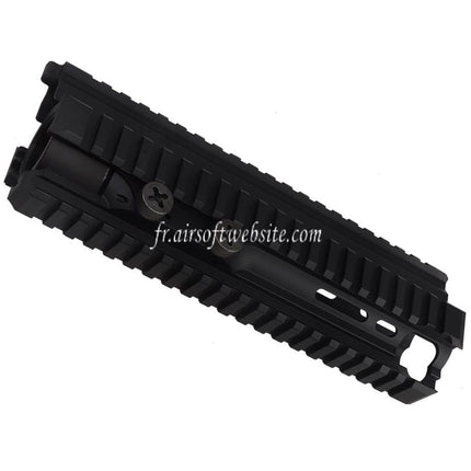 E&C 9 Pouces HK417 DMR Style Rail de garde-main Convient pour E&C VFC 417 DMR Série AEG Fusils Airsoft Noir