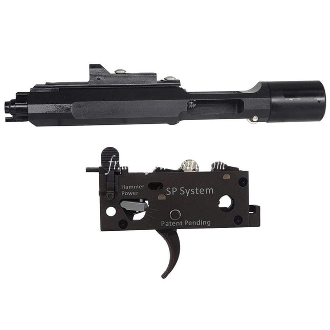 CYMA CNC Acier inoxydable Culasse avec Réglable Boîte de Gâchette Convient pour CGS AR M4 Série GBB Fusils Airsoft