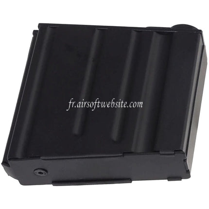 DOUBLE BELL 30 Billes Mid-Cap Chargeur Court Type Convient pour DOUBLE BELL E&C JG Golden Eagle CYMA A&K G&P Tokyo Marui SR25 Série AEG Fusils Airsoft Noir