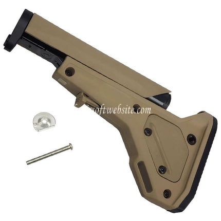 E&C UBR Gen.2 Style 8-Positions Rétractable Crosse Convient pour AR M4 M16 Série AEG Fusils Airsoft