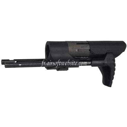 E&C PDW Crosse Convient pour AR M4 M16 Série AEG Fusils Airsoft Noir