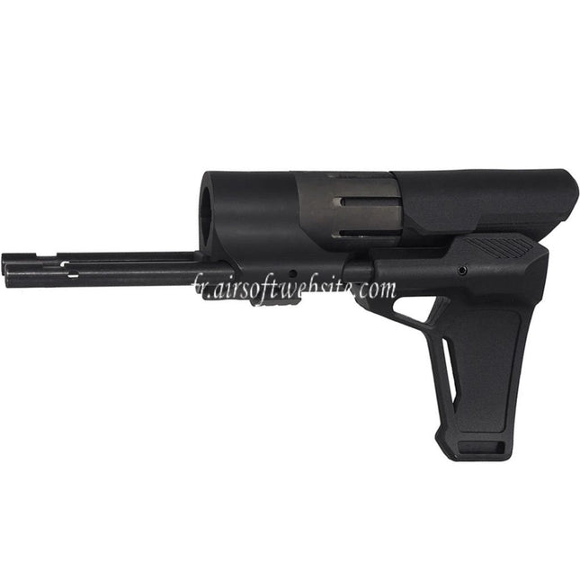E&C PDW Stabilisateur Convient pour AR M4 M16 Série AEG Fusils Airsoft Noir