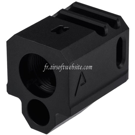 RWA Agency Arms 417 Double port Compensateur -14mm CCW sens antihoraire Filetage Convient pour G-Série GBB Pistolets Airsoft