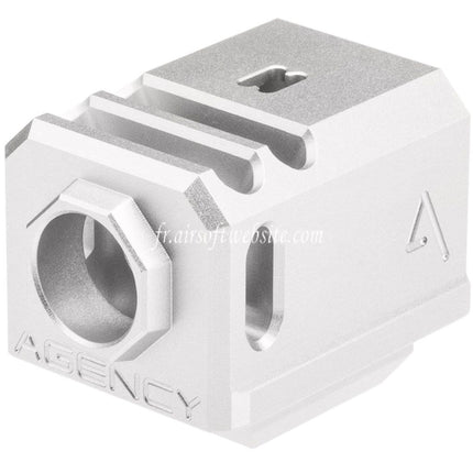 RWA Agency Arms 417 Double port Compensateur -14mm CCW sens antihoraire Filetage Convient pour G-Série GBB Pistolets Airsoft