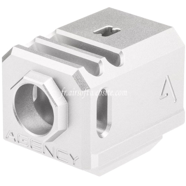 RWA Agency Arms 417 Double port Compensateur -14mm CCW sens antihoraire Filetage Convient pour G-Série GBB Pistolets Airsoft