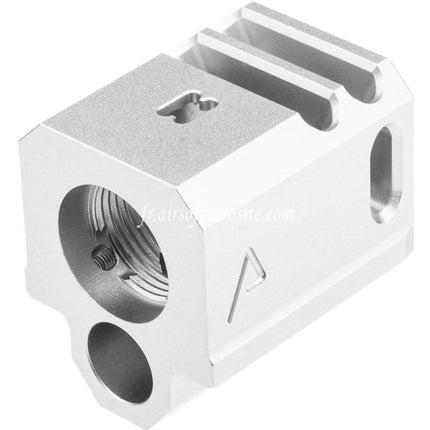 RWA Agency Arms 417 Double port Compensateur -14mm CCW sens antihoraire Filetage Convient pour G-Série GBB Pistolets Airsoft