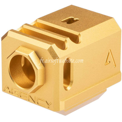 RWA Agency Arms 417 Double port Compensateur -14mm CCW sens antihoraire Filetage Convient pour G-Série GBB Pistolets Airsoft
