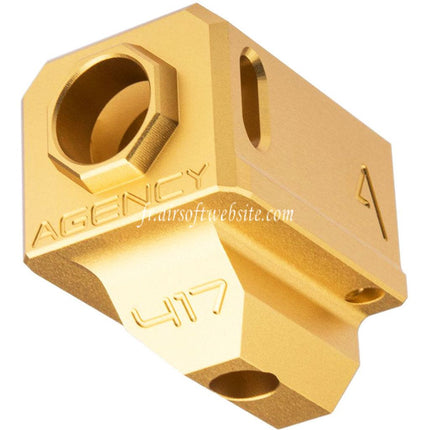 RWA Agency Arms 417 Double port Compensateur -14mm CCW sens antihoraire Filetage Convient pour G-Série GBB Pistolets Airsoft