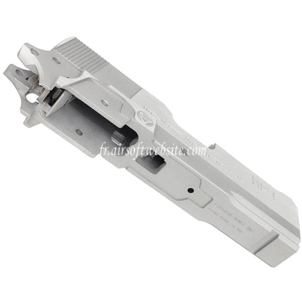 Bomber Airsoft CNC Aluminum SVI Infinity Tiki Style Canon Glissière Milieu Châssis Kit Set Shiny Convient pour Tokyo Marui Hi-Capa 5.1 Série GBB Pistolets