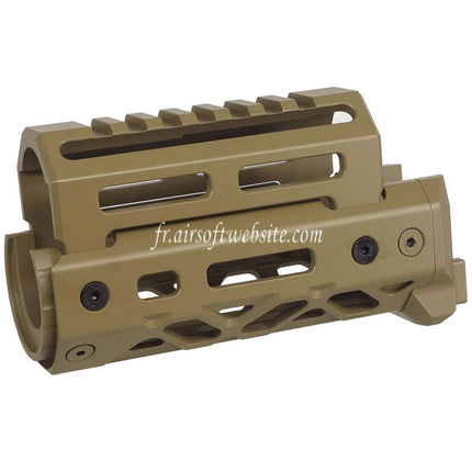 5KU KPYK CRC 1U040 Style 125mm M-LOK Haut Bas Garde-Main Rail Système Convient pour CYMA D-BOYS AKS-74U Série AEG Fusils Airsoft