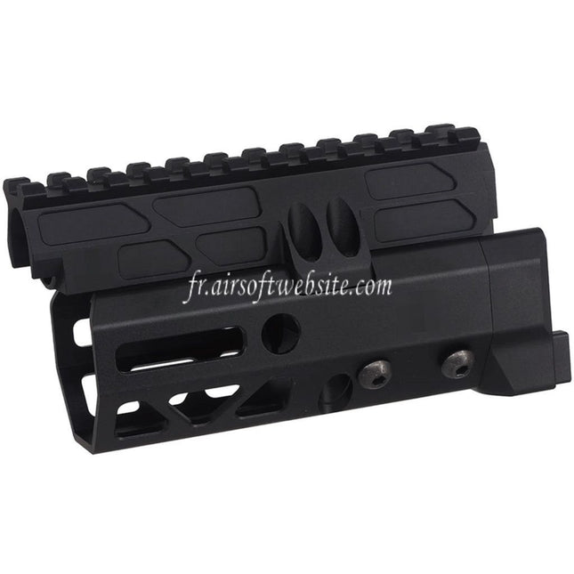 5KU 4.7 Pouces MMS Style M-Lok Garde-Main Rail Système Convient pour CYMA D-BOYS AKS-74U Série AEG Fusils Airsoft Noir