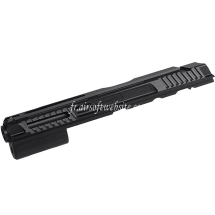 5KU CNC Aluminum Fraisage Glissière et Canon Kit Set Type-2 Convient pour KJ Works ASG CZ Shadow 2 Série GBB Pistolets Airsoft