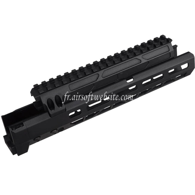 5KU 10.1 Pouces MMS Style M-Lok Garde-Main Rail Système Convient pour Tokyo Marui AKM Série GBB Fusils Airsoft Noir