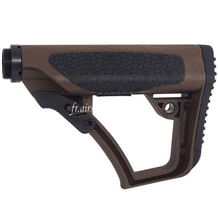 CYMA EMG ETA Rétractable Batterie Stockage Crosse Convient pour AR M4 M16 Série AEG Fusils Airsoft