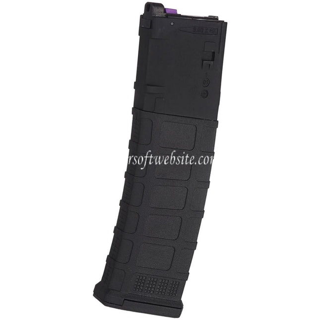 CYMA 44 Billes Polymère PMAG Gaz Chargeur Convient pour CYMA CGS Tokyo Marui M4 Série MWS GBB Fusils Airsoft Noir