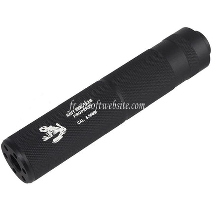 CYMA 155mm x 30mm Navy Seal Style Silencieux Convient pour -14mm CCW sens antihoraire Filetage