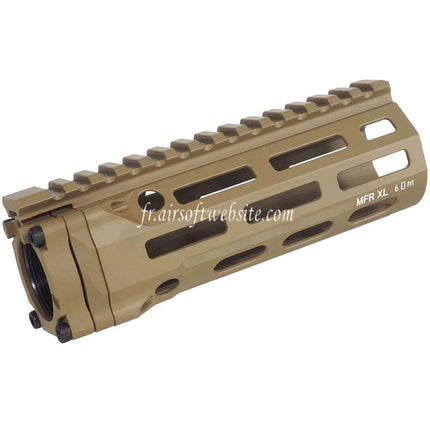E&C MFR XL 6.0 Pouces M-Lok Garde-Main Rail Système Convient pour AR M4 M16 Série AEG Fusils Airsoft