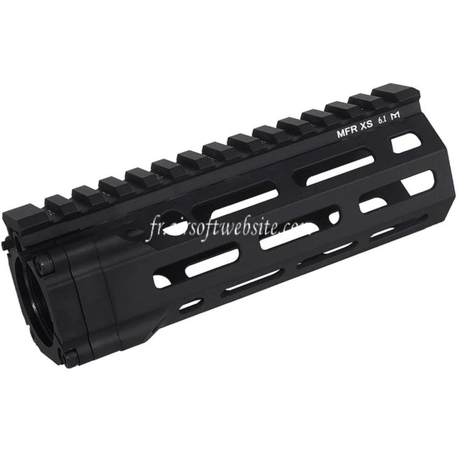 E&C MFR XS 6.1 Pouces M-Lok Garde-Main Rail Système Convient pour AR M4 M16 Série AEG Fusils Airsoft Noir