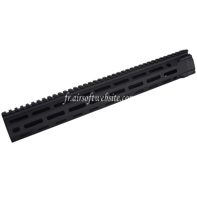 E&C MFR XS 15 Pouces M-Lok Garde-Main Rail Système Convient pour AR M4 M16 Série AEG Fusils Airsoft Noir