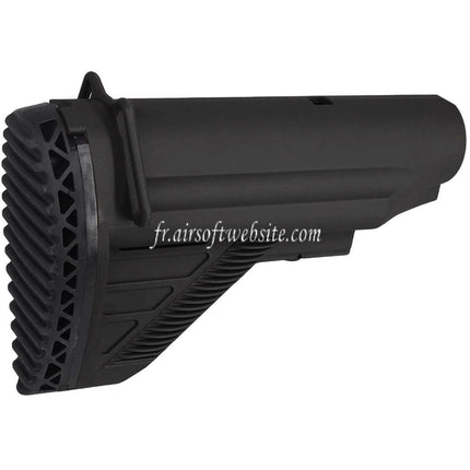 E&C E2 Style Rétractable Crosse Convient pour E&C HK417 G28 Série AEG Fusils Airsoft