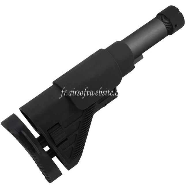 E&C DMR Style Rétractable Crosse avec tube Convient pour E&C HK417 G28 Série AEG Fusils Airsoft
