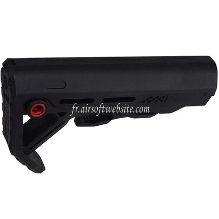 E&C MOD1 Style Rétractable Crosse Convient pour AR M4 M16 Série AEG Fusils Airsoft Noir