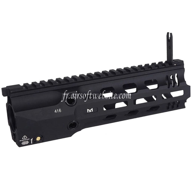 E&C GRIDLOK Style 9 Pouces usage intensif M-Lok Garde-Main Rail Système Convient pour E&C 416 Série AEG Fusils Airsoft Noir