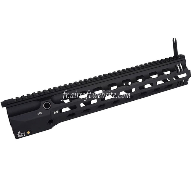 E&C GRIDLOK Style 14.5 Pouces usage intensif M-Lok Garde-Main Rail Système Convient pour E&C 416 Série AEG Fusils Airsoft Noir