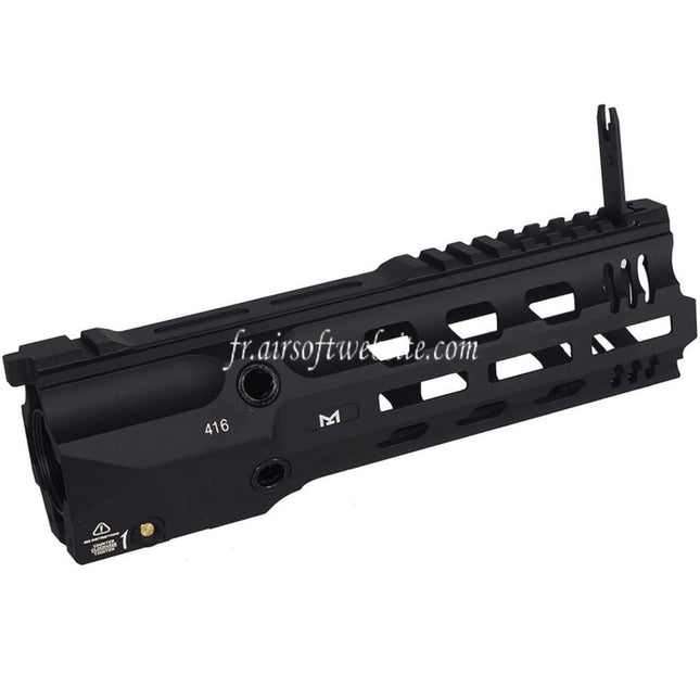 E&C GRIDLOK Style Lightspeed 9 Pouces usage intensif M-Lok Garde-Main Rail Système Convient pour E&C 416 Série AEG Fusils Airsoft Noir