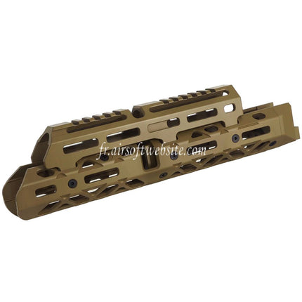 5KU KPYK CRC 1U020B Style 290mm Moyenne Longueur M-LOK Haut Bas Garde-Main Rail Système Convient pour CYMA D-BOYS AKM AK105 AKS-74U Série AEG Fusils Airsoft