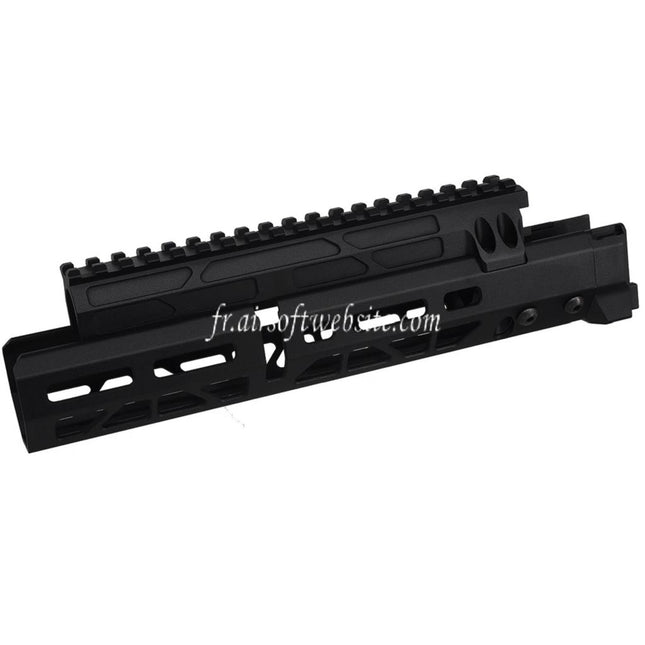 5KU 10.1 Pouces MMS Style M-Lok Garde-Main Rail Système Convient pour CYMA AKM AK74 AK105 Série AEG Fusils Airsoft Noir
