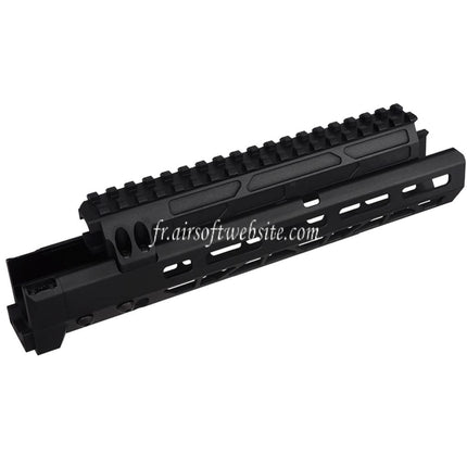 5KU 10.1 Pouces MMS Style M-Lok Garde-Main Rail Système Convient pour CYMA AKM AK74 AK105 Série AEG Fusils Airsoft Noir